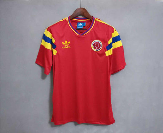 Selección de Colombia. Camiseta visitante 1990