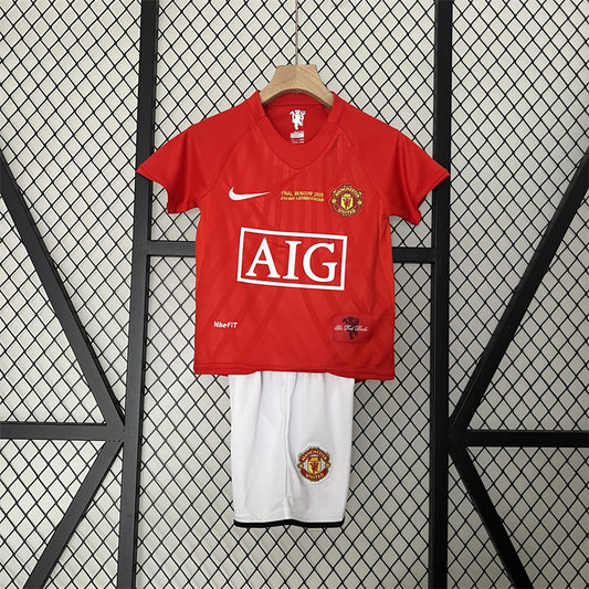 Manchester United. Kit local 2007-2008