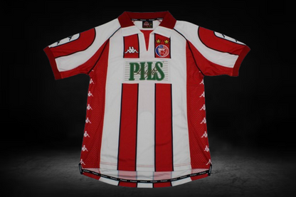 Estrella Roja de Belgrado. Camiseta local 1998-2001