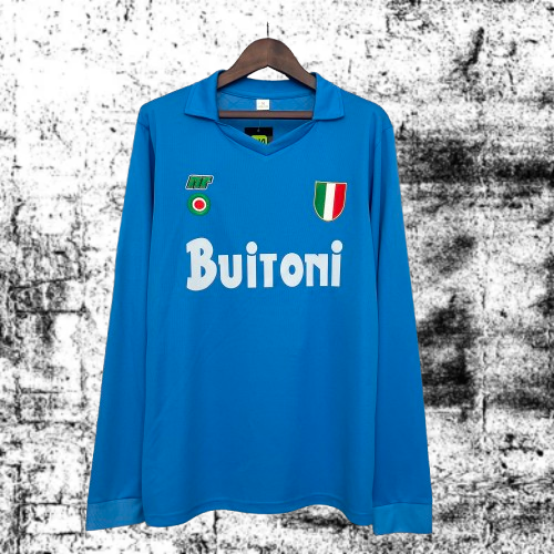 Napoli. Camiseta local 1987-1988