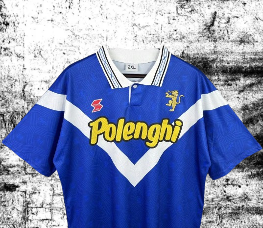 Brescia. Camiseta local 1995-1996