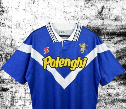 Brescia. Camiseta local 1995-1996