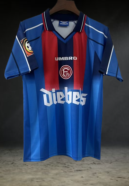 Fortuna Düsseldorf. Camiseta visitante 1998