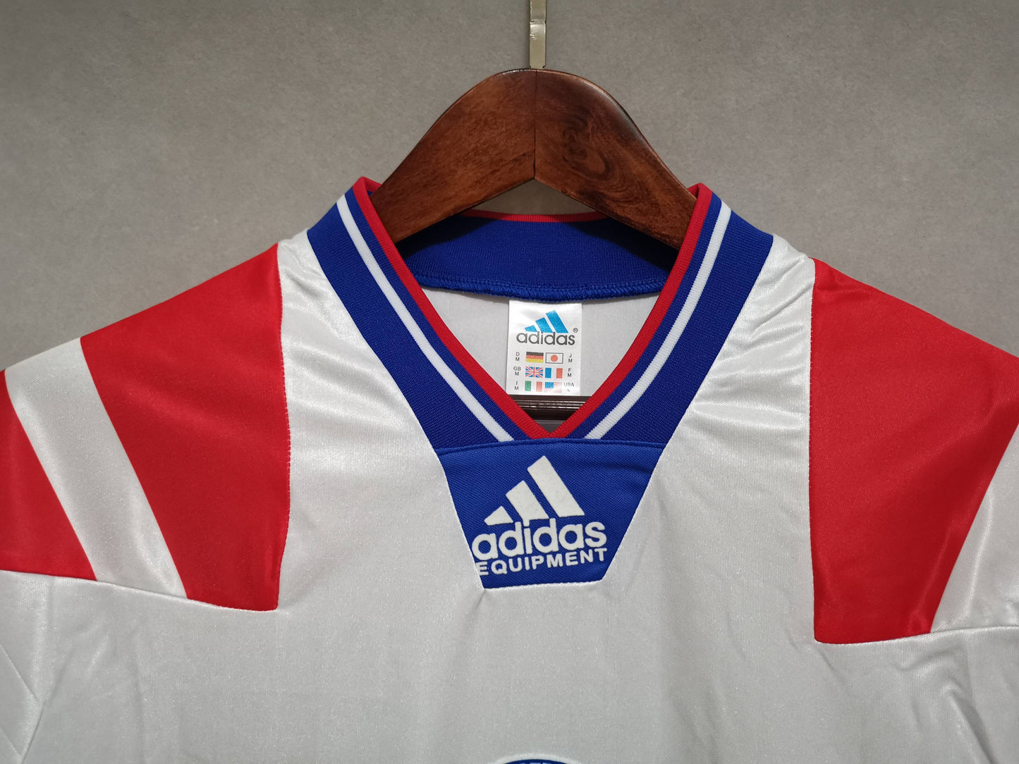 Rangers. Camiseta visitante 1992-1994