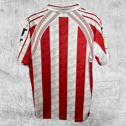 Sporting de Gijon. Camiseta local 1995-1996
