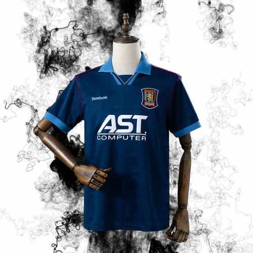 Aston Villa. Camiseta visitante 1995-1997