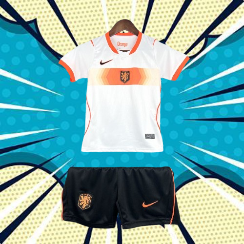Selección de Paises Bajos. Kit Niño visitante 2026