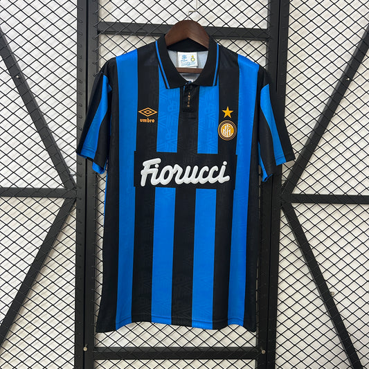Inter de Milán. Camiseta local 1992-1994