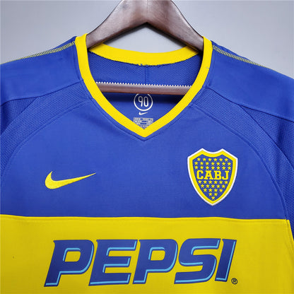 Boca Juniors. Camiseta local 2003-2004