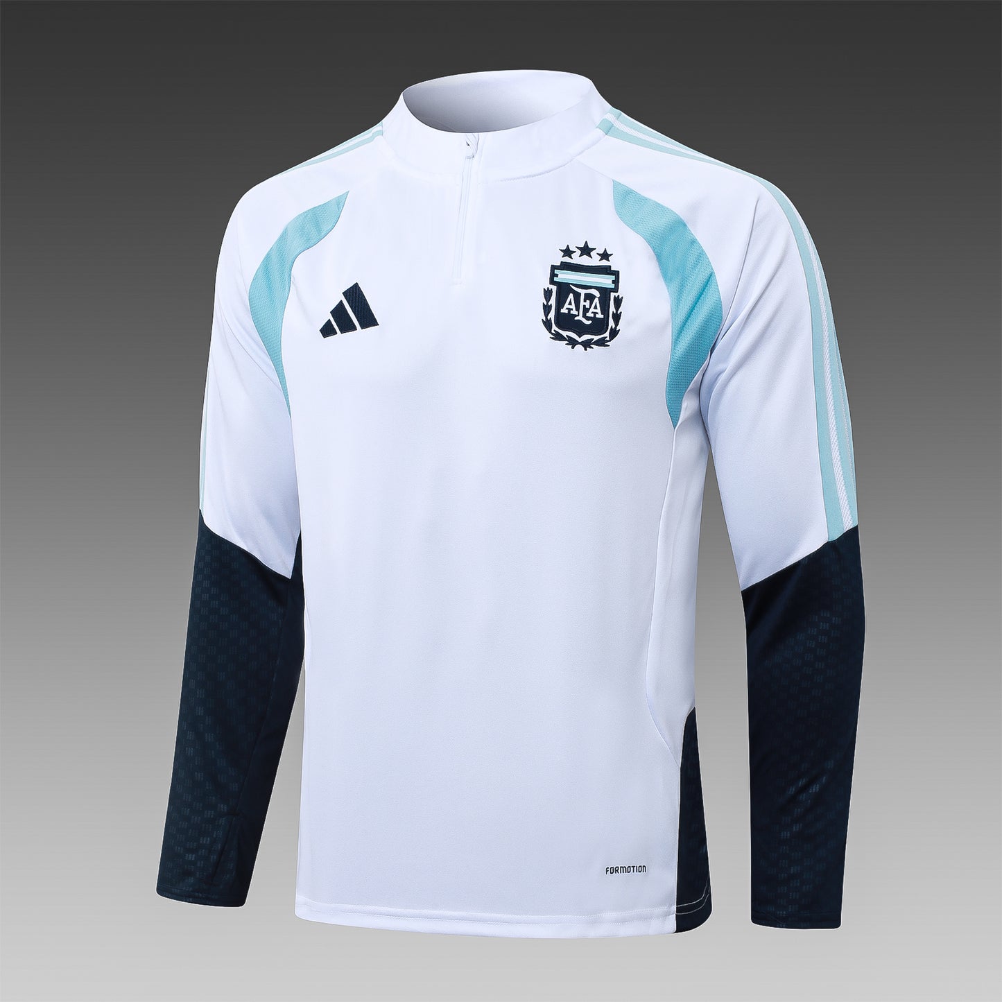 Argentina. Buzo 2026 Blanco (Cierre Medio)