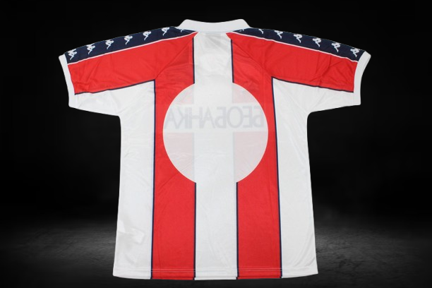 Estrella Roja de Belgrado. Camiseta local 1996-1998