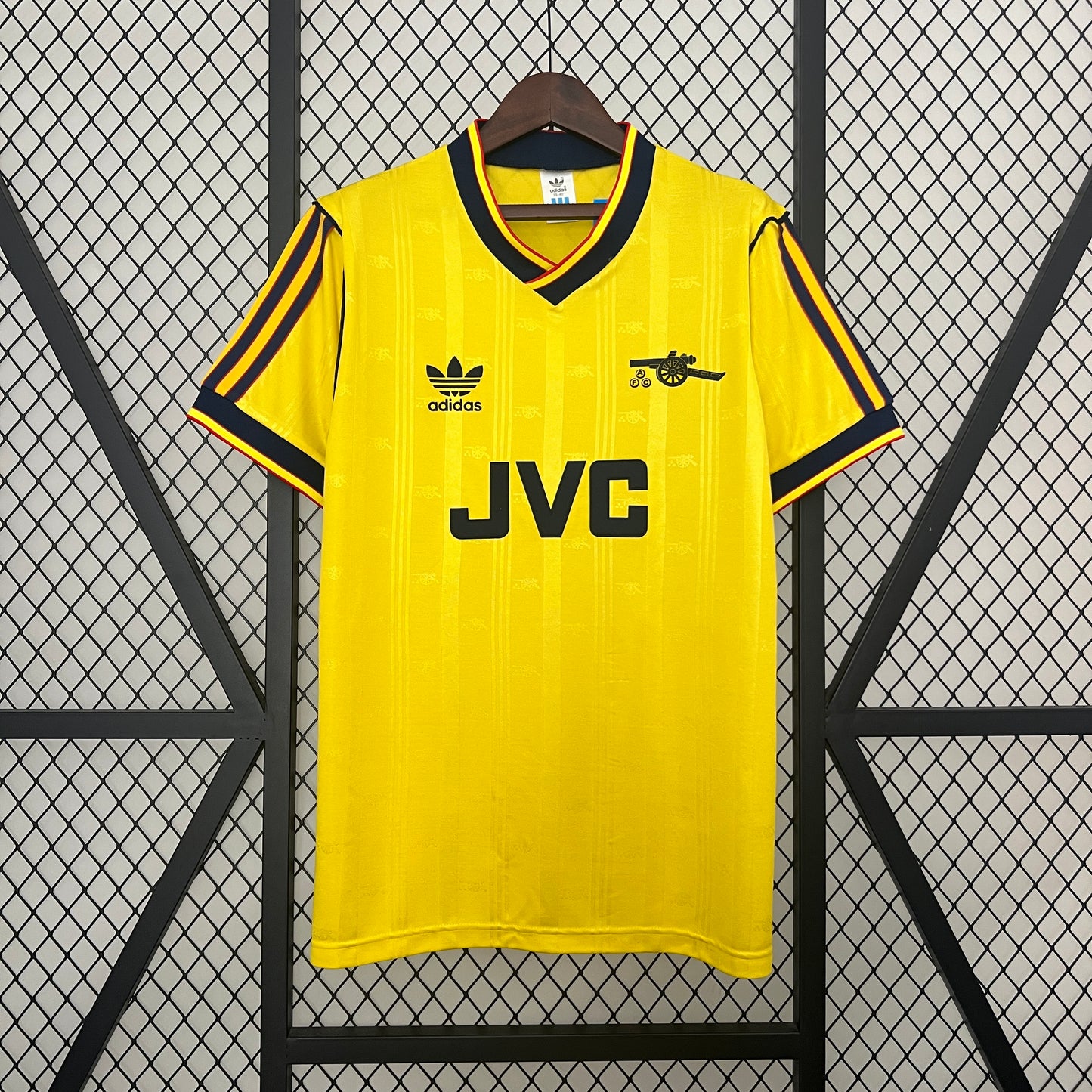 Arsenal. Camiseta visitante 1986-1988