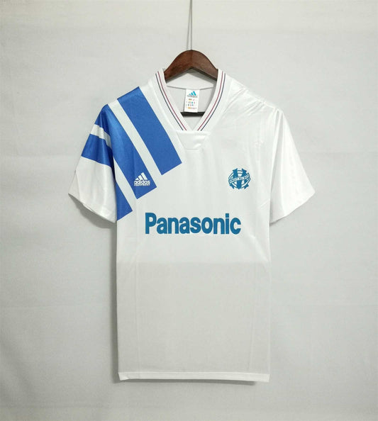 Marsella. Camiseta local 1991-1992