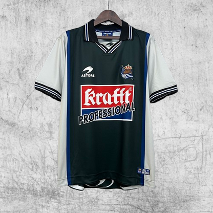 Real Sociedad. Camiseta visitante 2000-2002