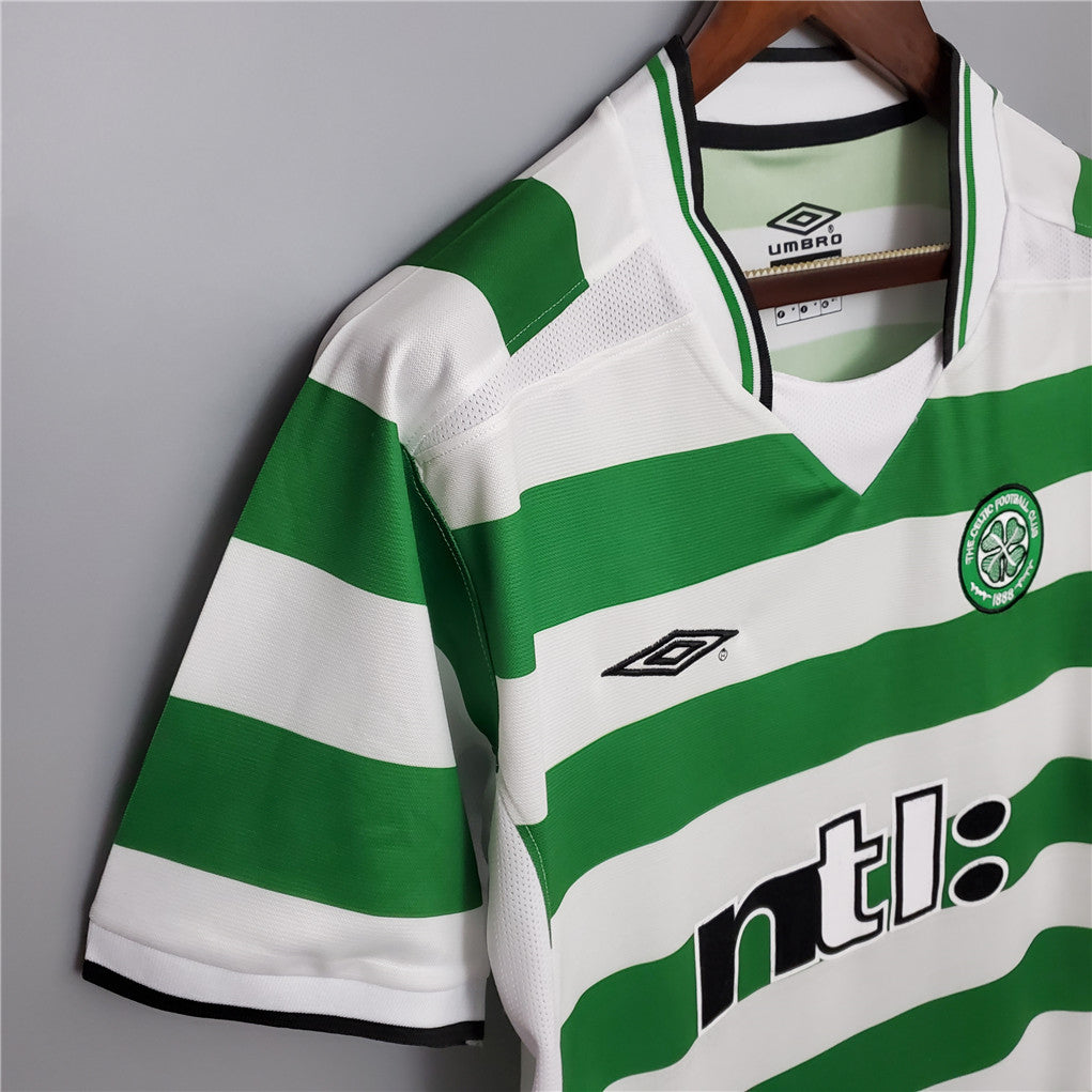 Celtic. Camiseta local 2001-2003