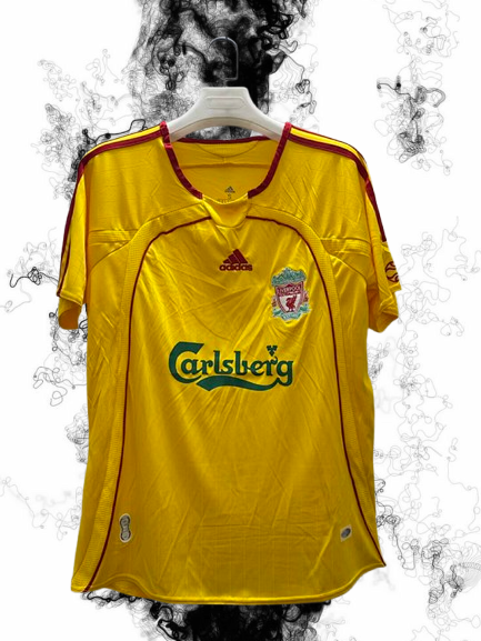 Liverpool. Camiseta visitante 2006-2007