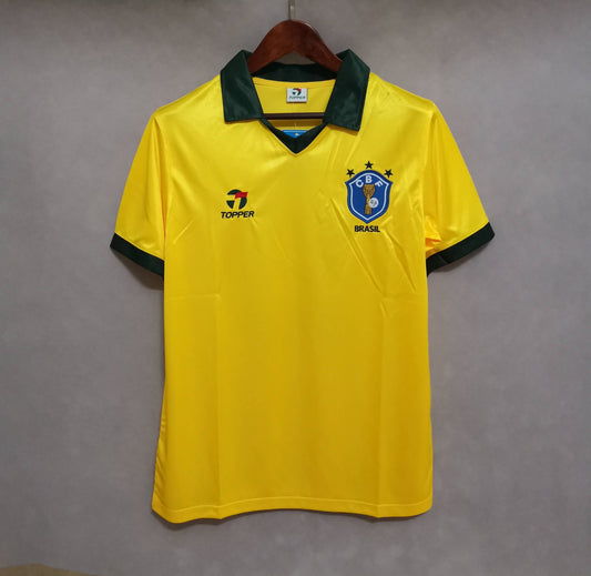 Selección de Brasil. Camiseta local 1985