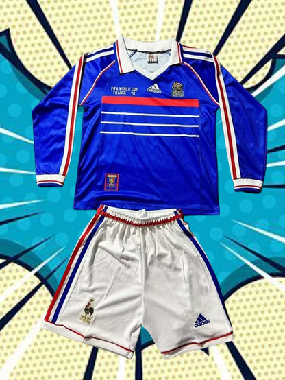 Selección de Francia. Kit Niño local Manga Larga 1998
