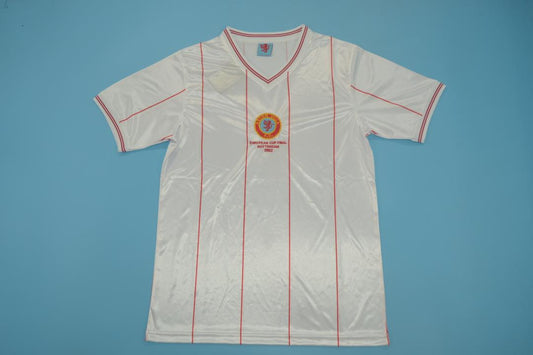 Aston Villa. Camiseta visitante 1981-1982