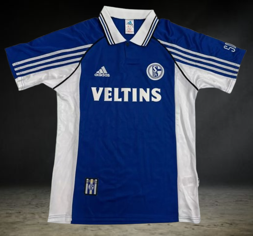 Schalke 04. Camiseta local 1998-2000