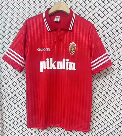 Real Zaragoza. Camiseta visitante 1995-1996