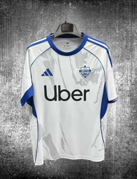 Como. Camiseta visitante 2025-2026