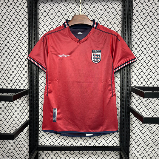 Selección de Inglaterra. Camiseta visitante 2002 (Reversible)