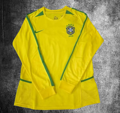 Selección de Brasil. Camiseta local 2002