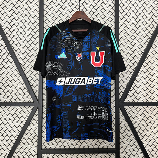 Universidad de Chile. Camiseta Arquero Negra 2024-2025