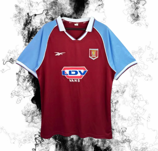 Aston Villa. Camiseta local 1998-1999