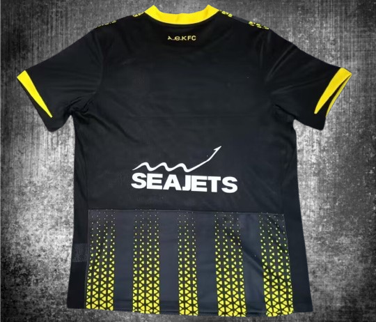 AEK Atenas. Camiseta visitante 2025-2026