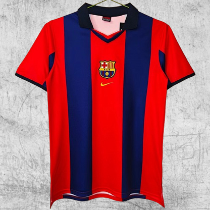 FC Barcelona. Camiseta local 2000-2001