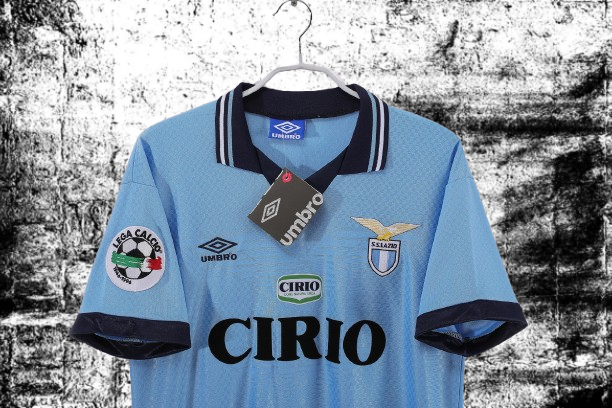 Lazio. Camiseta local 1996-1997