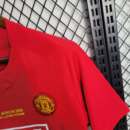 Manchester United. Camiseta local 2007-2008 (Estampado Ronaldo)