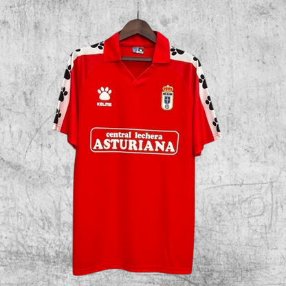 Real Oviedo. Camiseta visitante 1990-1991
