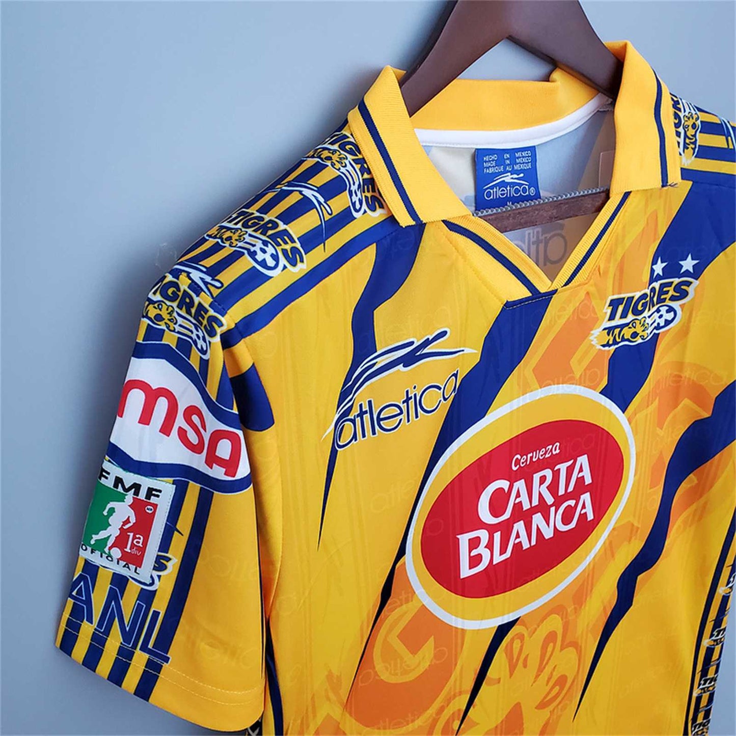 Tigres. Camiseta local 1997-1998