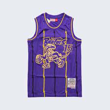 Toronto Raptors. Vince Carter Purple&Gold 1998-1999