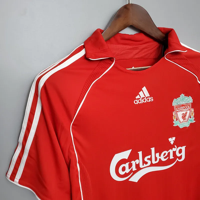 Liverpool. Camiseta local 2006 2007 The Old Jersey