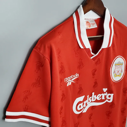 Liverpool. Camiseta local 1996-1997