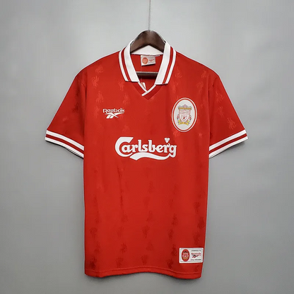 Liverpool. Camiseta local 1996-1997