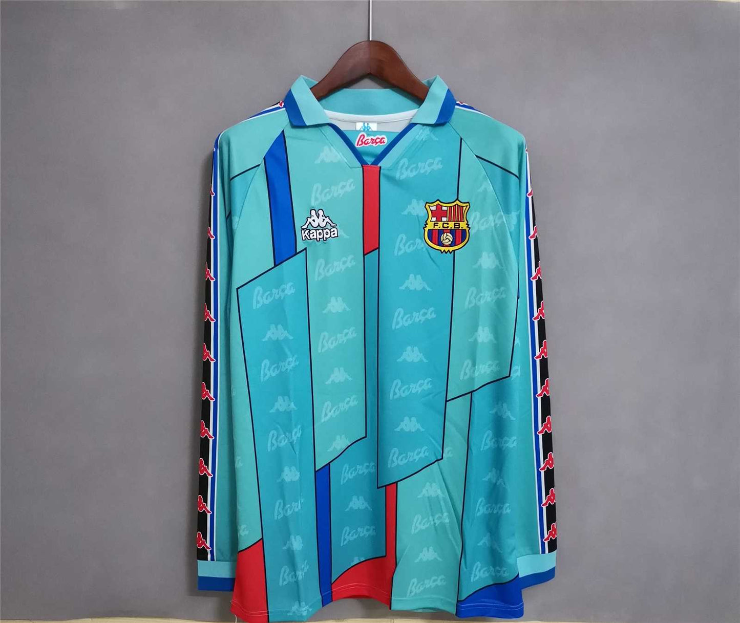 FC Barcelona. Camiseta visitante 1996-1997