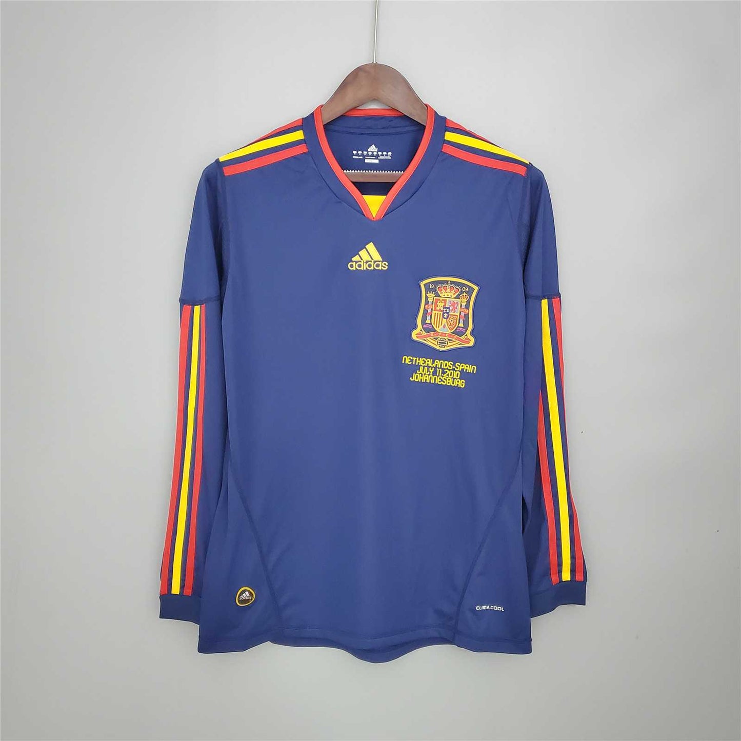 Selección de España. Camiseta visitante 2010
